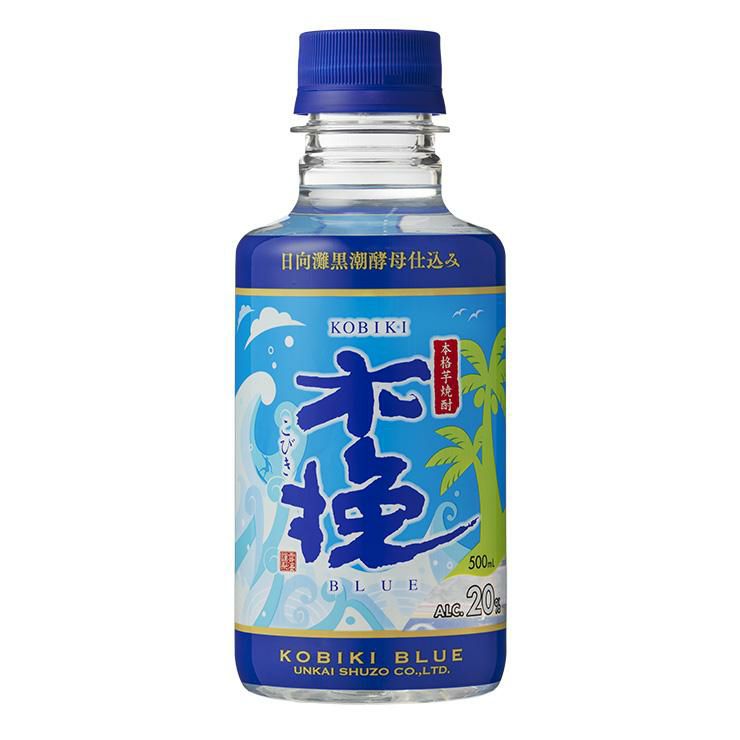 焼酎 木挽BLUE 20度 ペット 500ml 12本