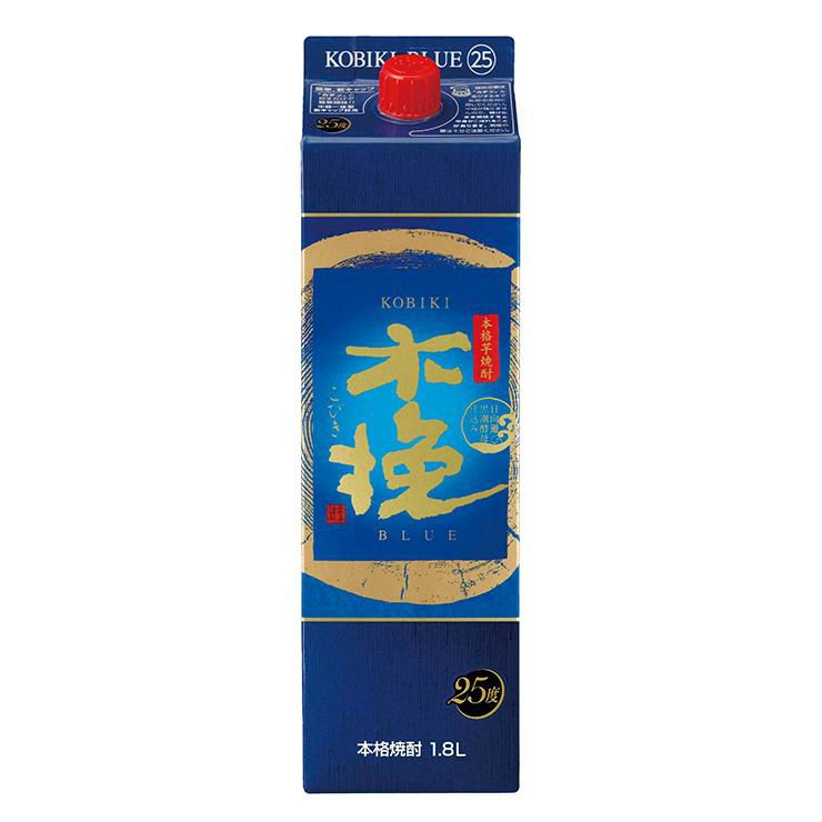 焼酎 木挽BLUE 25度 パック 1800ml 6本