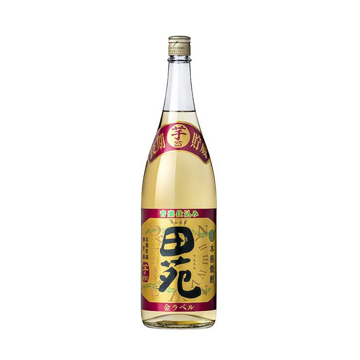 田苑 芋 金ラベル 芋焼酎 瓶 1800ml 6本 25度