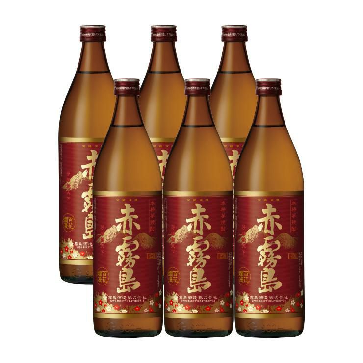 霧島酒造 乙 25度 赤霧島 芋 900ml 6本 
