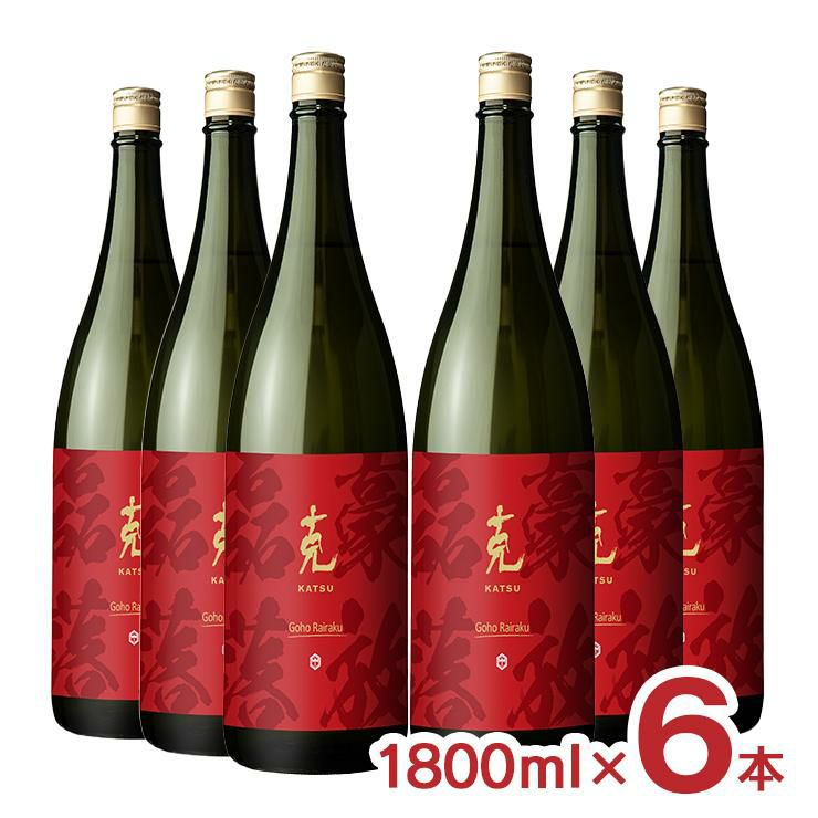 芋焼酎 克 豪放磊落 1800ml 6本