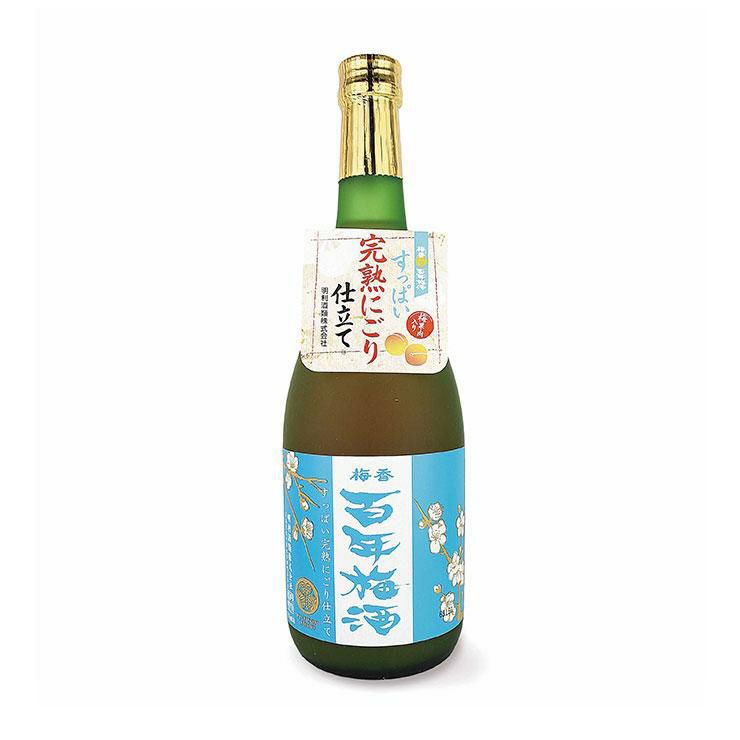 梅酒 百年梅酒 すっぱい完熟にごり仕立て 青ラベル ウメ酒 720ml 6本