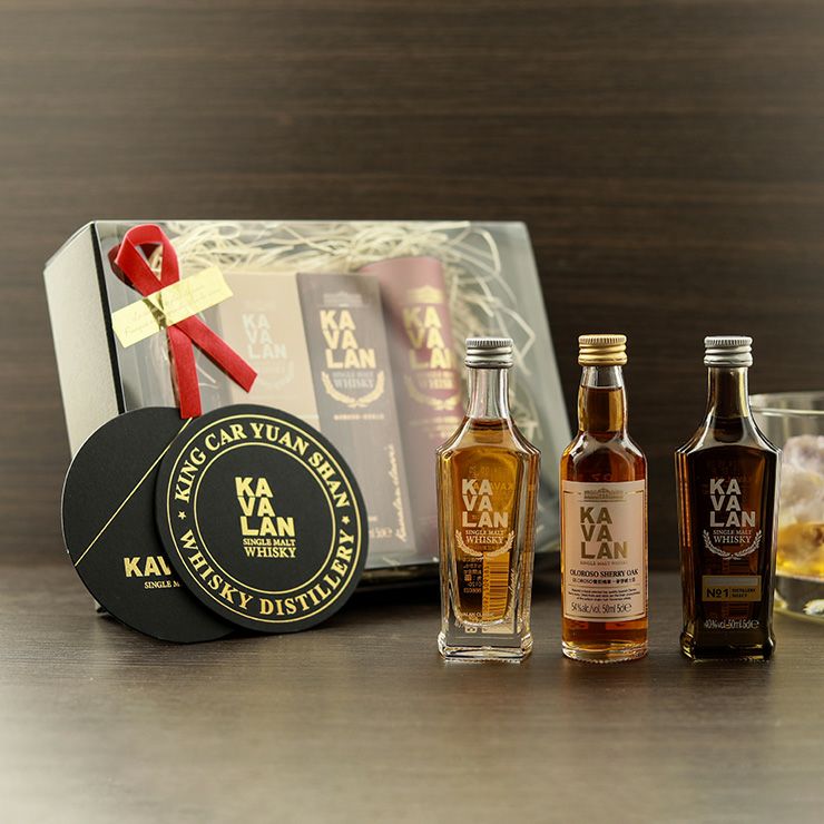 台湾ウイスキー カバラン ミニチュア 3種セット 3本 