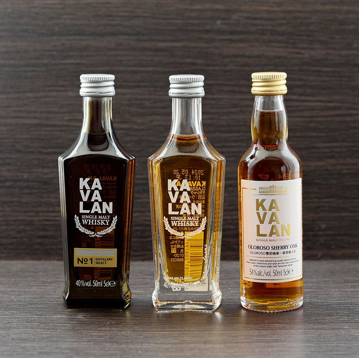 台湾ウイスキー カバラン ミニチュア 3種セット 3本 
