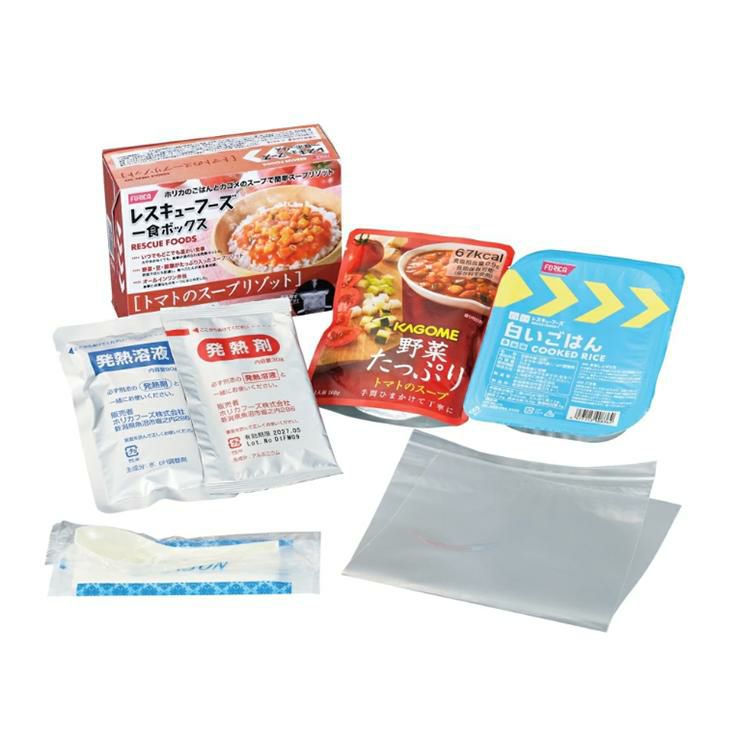 ホリカフーズ レスキューフーズ 一食ボックス トマトスープリゾット 580g 12個