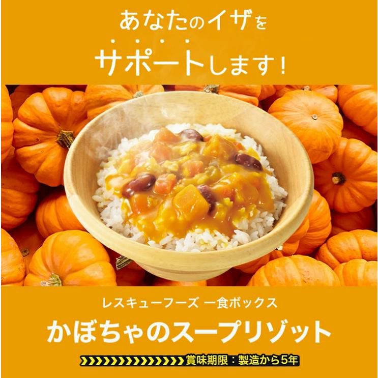 ホリカフーズ レスキューフーズ 一食ボックス かぼちゃスープリゾット 580g 12個