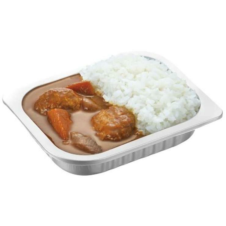 ホリカフーズ レスキューフーズ 一食ボックス 煮込みハンバーグ＆ライス 380g 12個 