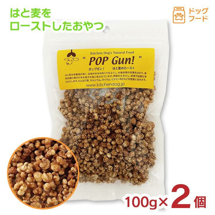 POP GUN! ポップ ガン 100g 2個 犬用 おやつ Kitchen Dog! キッチンドッグ