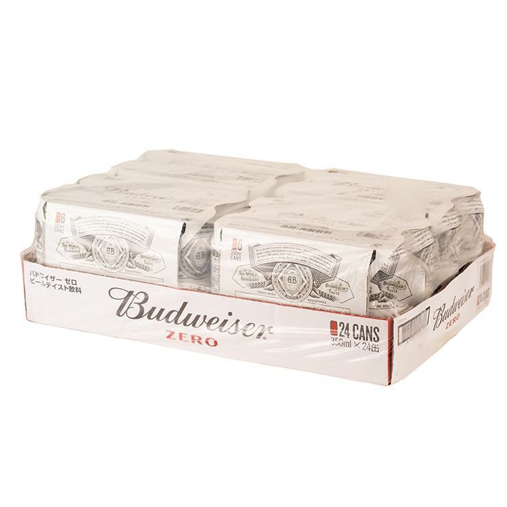 ノンアルコール ビール バドワイザー ゼロ 缶 350ml 24本