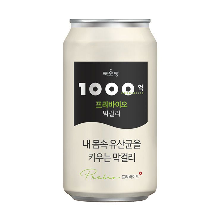 マッコリ クッスンダン 韓国 麹醇堂 1000億 プリバイオ マッコリ 乳酸菌 缶 350ml 24本 