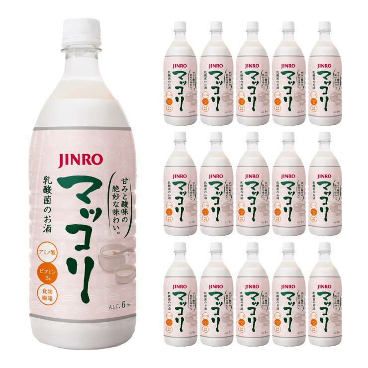  眞露 JINRO マッコリ 1L 15本