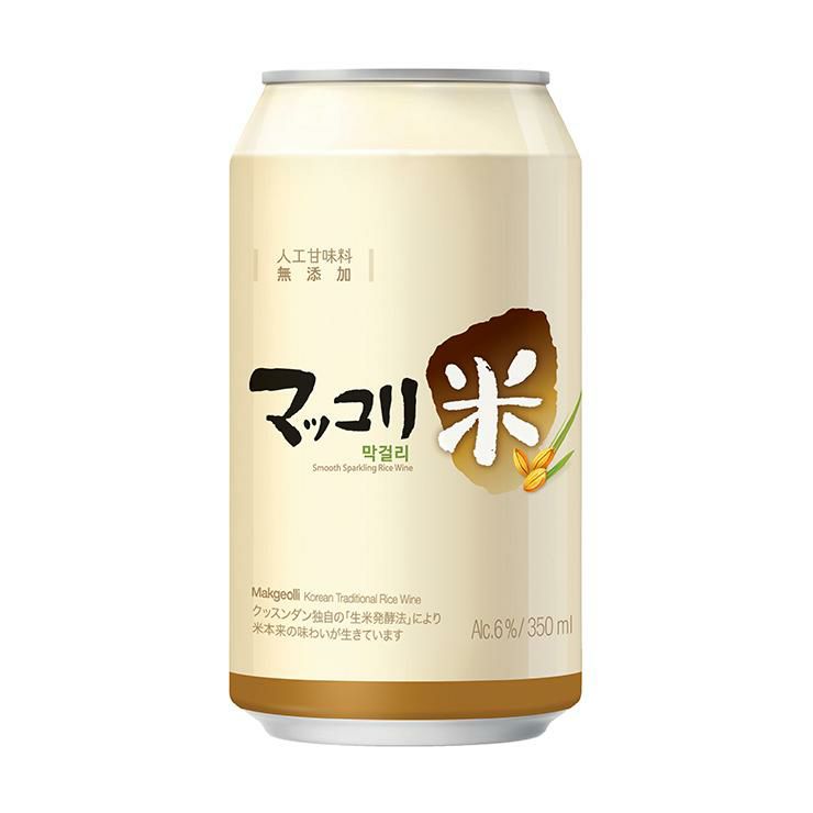 マッコリ クッスンダン 韓国 麹醇堂 米マッコリ 缶 350ml 48本 