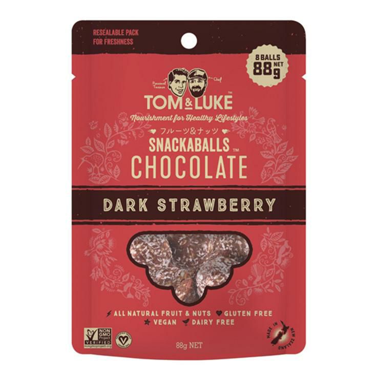 トム＆ルーク フルーツ＆ナッツボール ダークストロベリー 88g 12袋