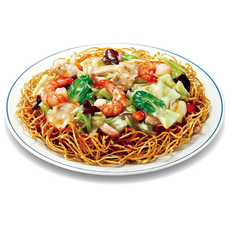 マルタイ 皿うどん 中太麺かた焼きそば 香ばし醤油味 140g 20袋