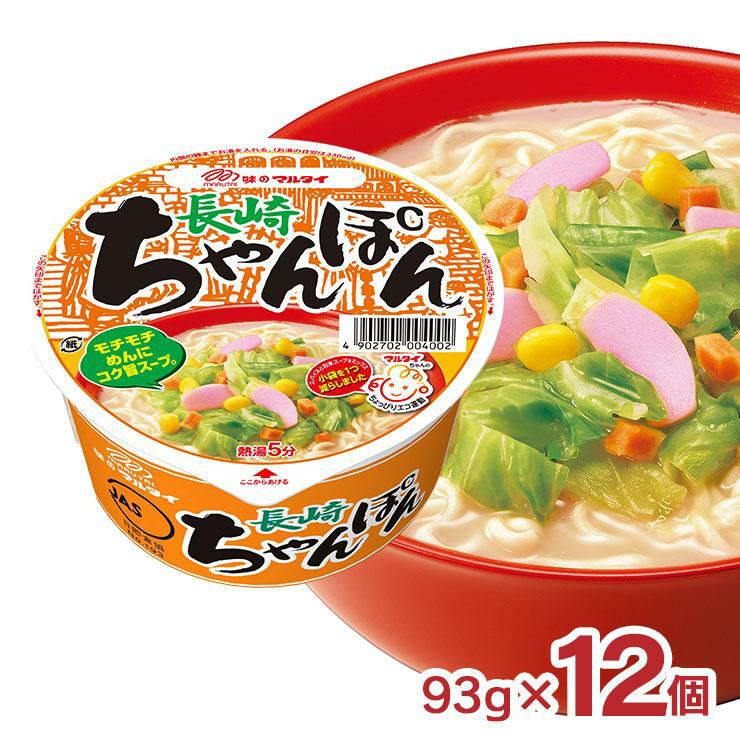 マルタイ 長崎ちゃんぽん 93g 12個