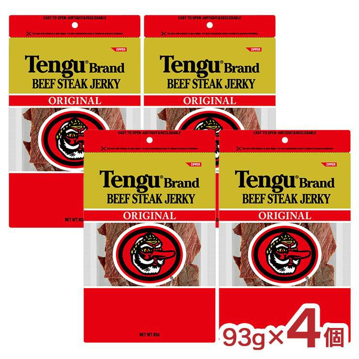 テング ビーフステーキジャーキー オリジナル 93g 4個