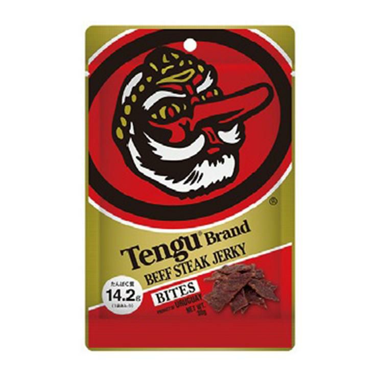 テング ビーフステーキジャーキー バイツ レギュラー 30g 3個