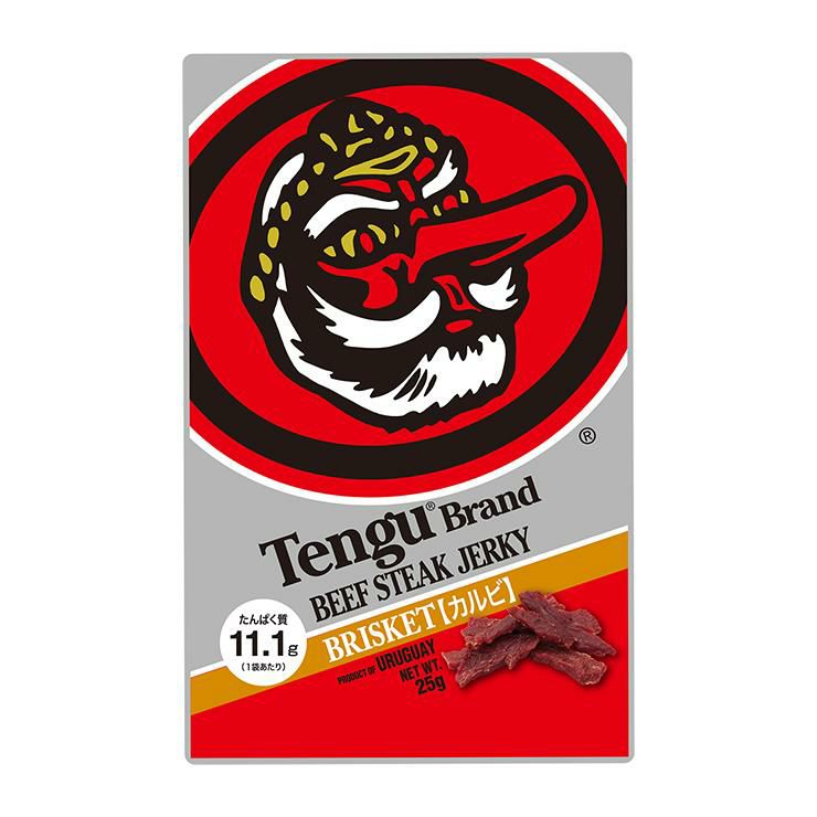 テング ビーフステーキジャーキー ブリスケット カルビ 25g 3個