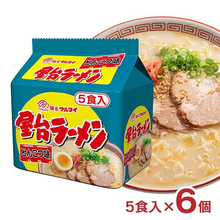 ルタイ 屋台ラーメンとんこつ味 5食入 6個