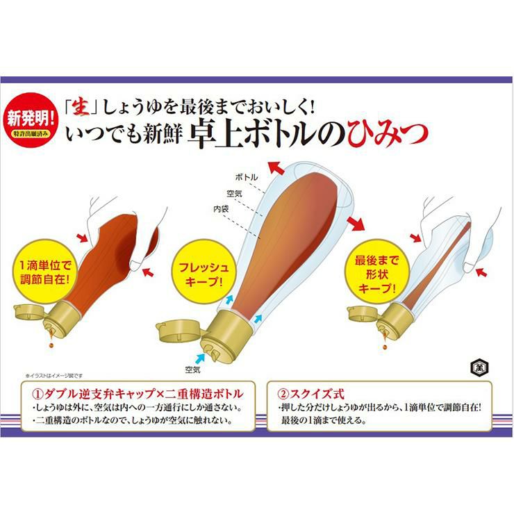 キッコーマン 醤油 いつでも新鮮 しぼりたて生しょうゆ 200ml 12本 