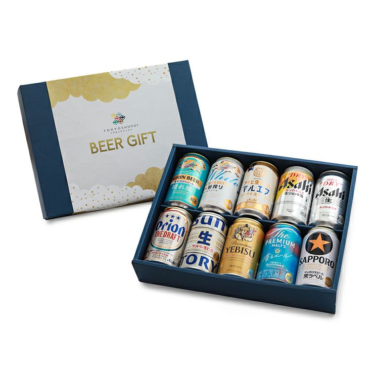 定番ビール飲み比べ ギフトセット 350ml 10本 