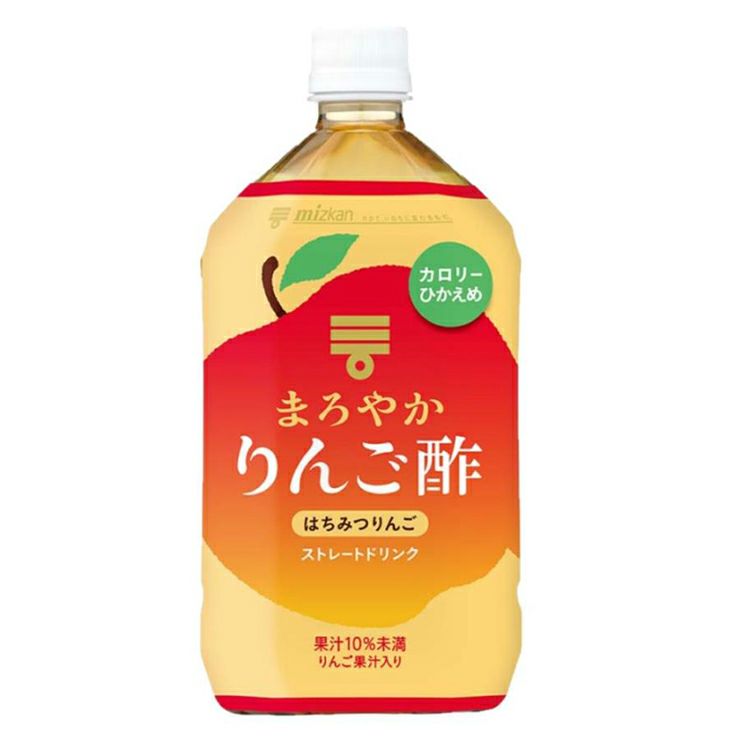 ミツカン 酢 まろやかりんご酢 はちみつりんご ストレート 1000ml 12本