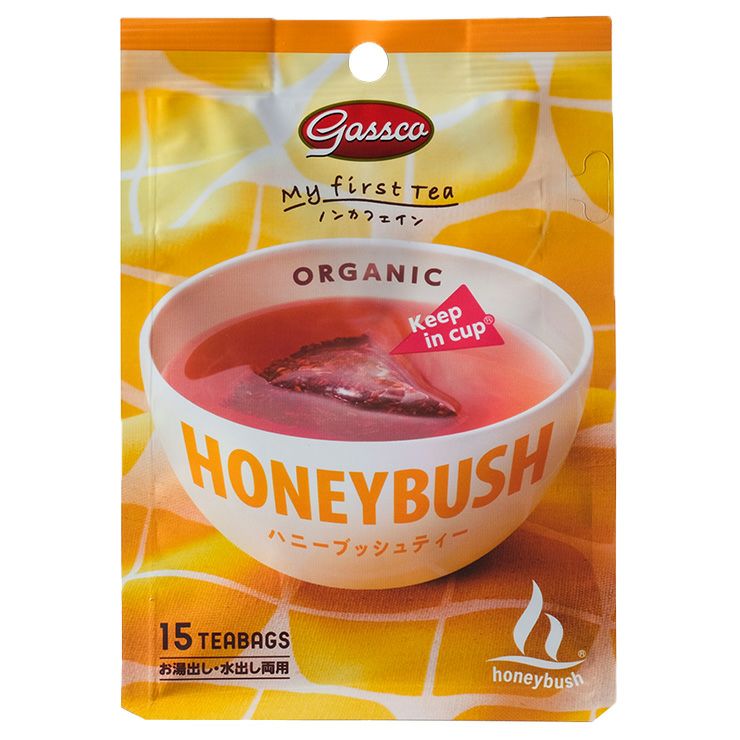 Gassco オーガニック ハニーブッシュティー 1.8g×15p 6袋 