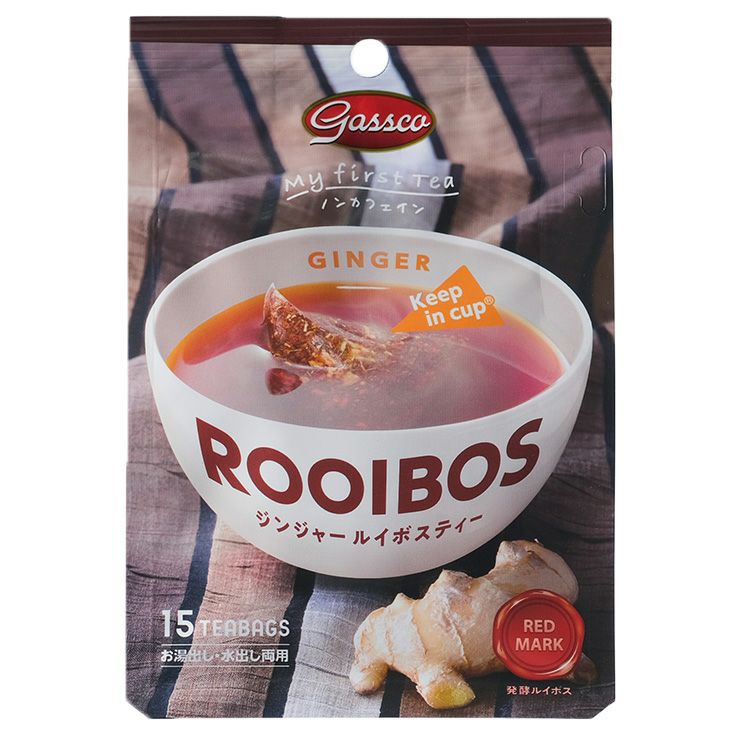 Gassco ジンジャールイボスティー 2g×15p 6袋