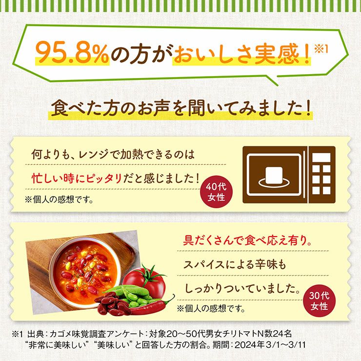 カゴメ レトルトスープ 4種 各3袋セット