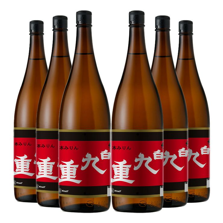 九重味醂 本みりん白九重 びん 1800ml 6本