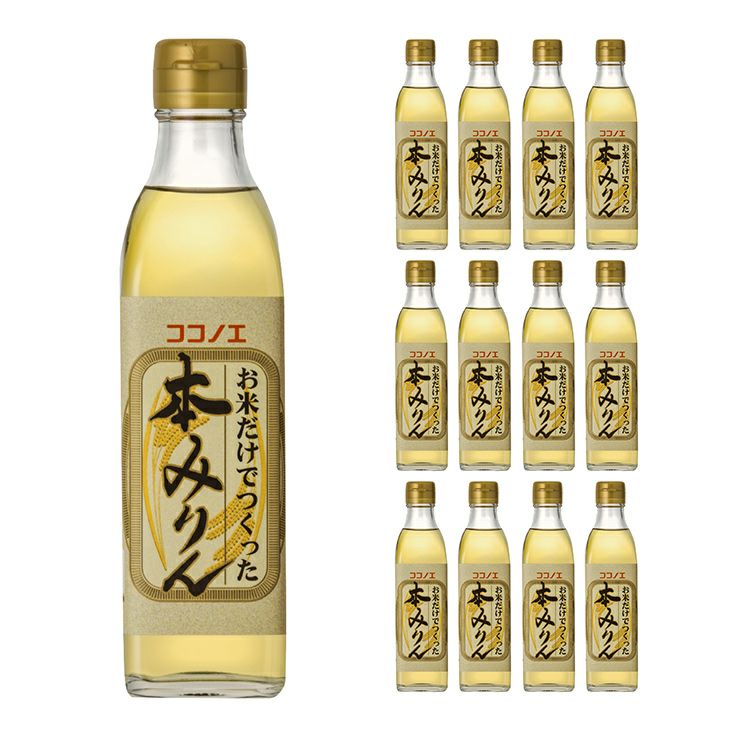 九重味醂 お米だけでつくった本みりん びん 300ml 12本