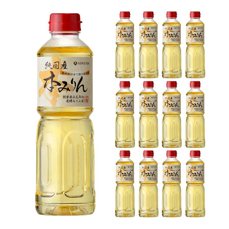九重味醂 純国産本みりん ペットボトル 500ml 12本