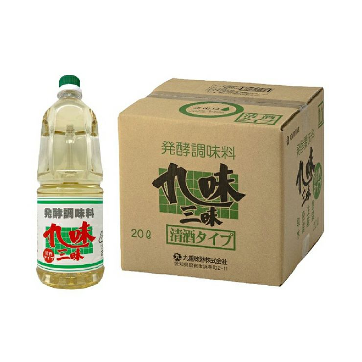 九重味醂 発酵調味料 九味三昧清酒タイプ 手付ペットボトル 1800ml 6本