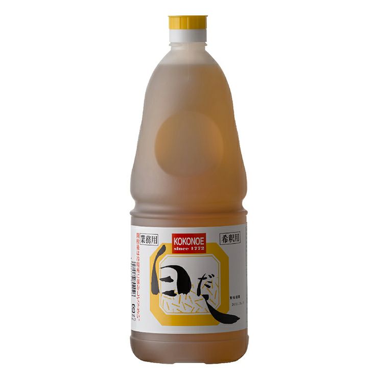 九重味醂 業務用 白だし 丸手付ポリ 1800ml 6本