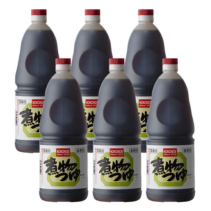 九重味醂 煮物つゆ 丸手付ポリ 1800ml 6本