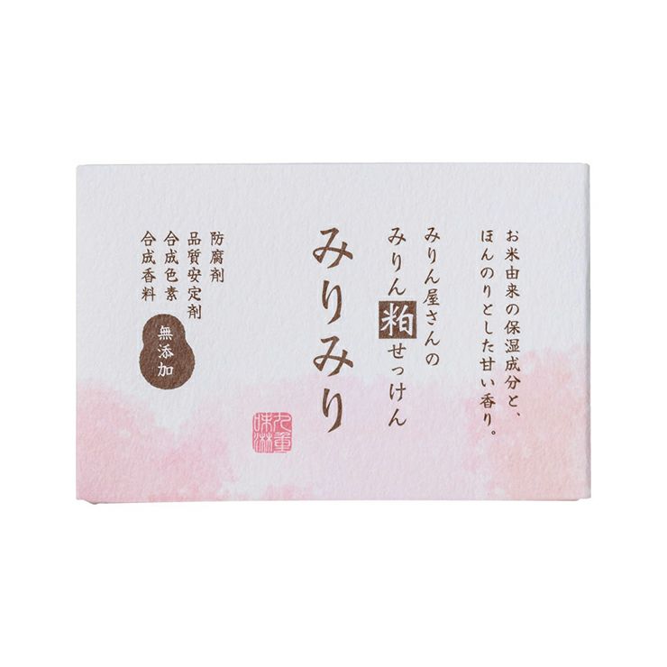 九重味醂 みりん屋さんのみりん粕せっけん みりみり 85g 2個