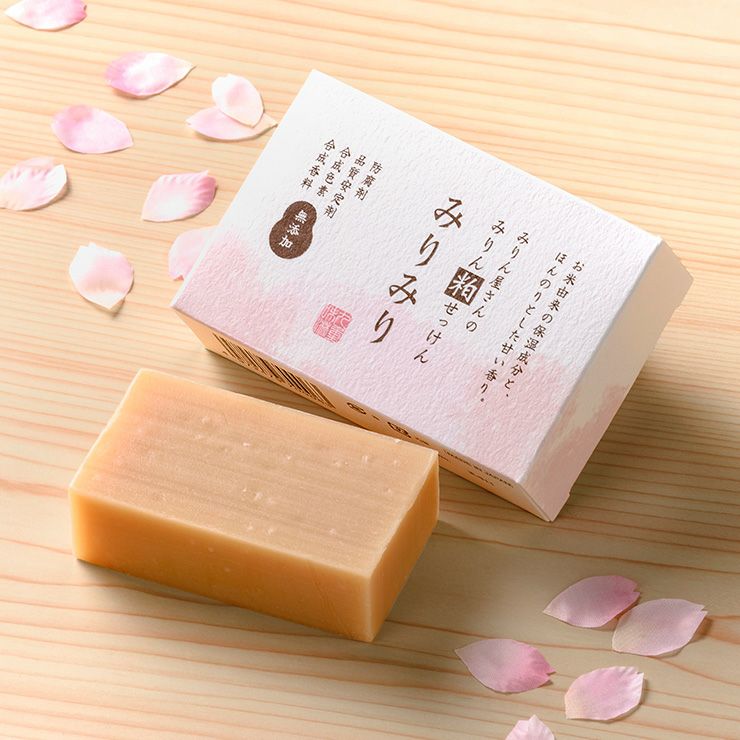 九重味醂 みりん屋さんのみりん粕せっけん みりみり 85g 3個