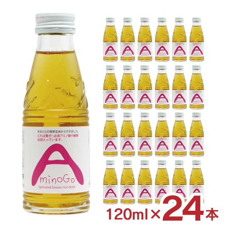 発芽玄米麹 清涼飲料水 アミノジーオー 120ml 24本