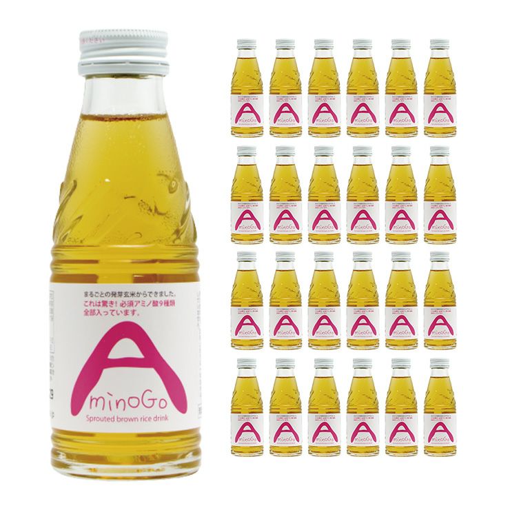 発芽玄米麹 清涼飲料水 アミノジーオー 120ml 24本