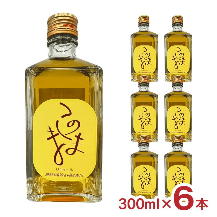 ファバラ このまま 300ml 6本 1ケース リキュール 発芽玄米酒99% 純米酒1%