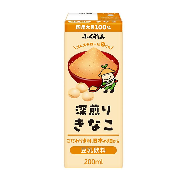 ふくれん 豆乳飲料 きなこ 200ml 48本