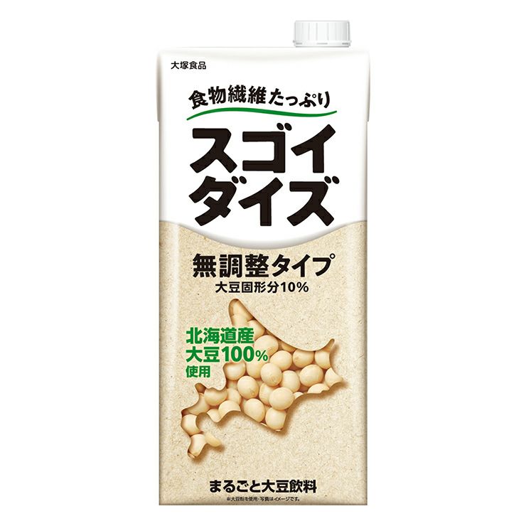  大塚食品 スゴイダイズ 無調整タイプ 1000ml 6本