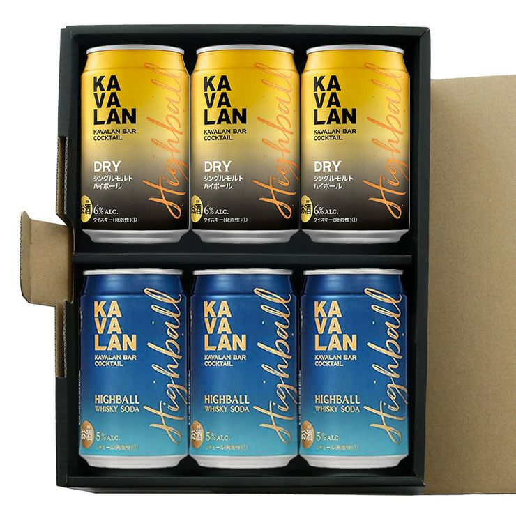 カバラン ハイボール 2種×各3本 飲み比べ6本セット