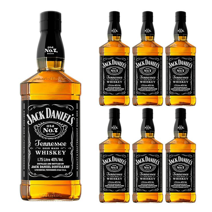 ブラウンフォーマン ジャックダニエル ブラック 1750ml 6本 