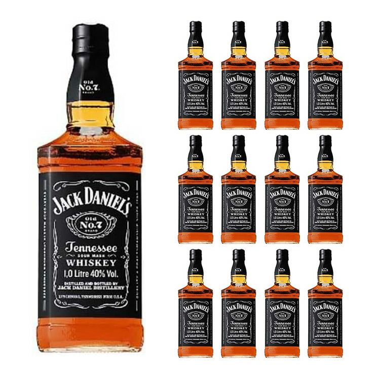 ブラウンフォーマン ジャックダニエル ブラック 1000ml 12本
