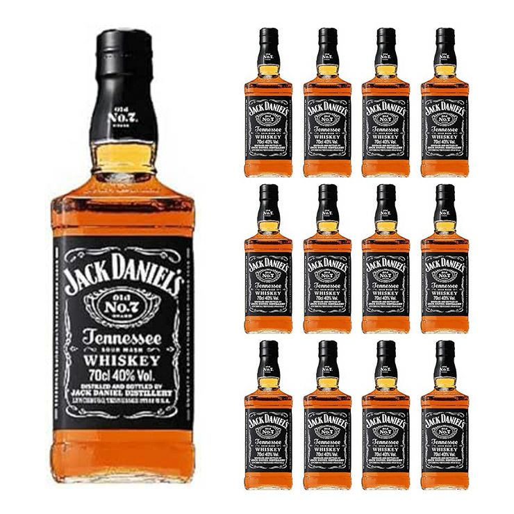 ブラウンフォーマン ジャックダニエル ブラック 700ml 12本 大容量 家飲み ハイボール