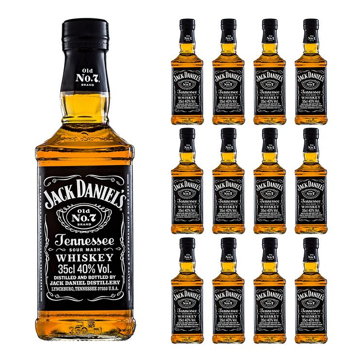 ブラウンフォーマン ジャックダニエル ブラック 350ml 12本 大容量 家飲み ハイボール