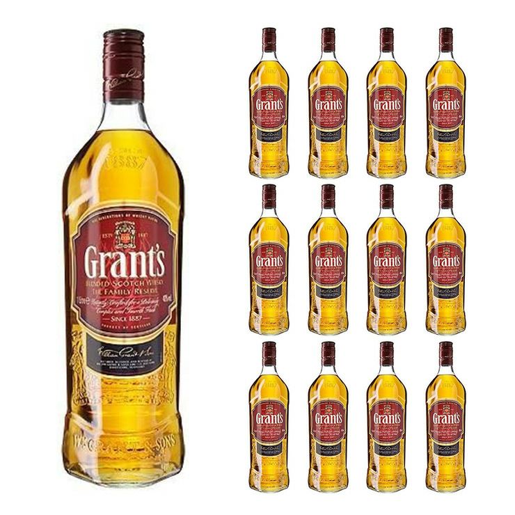 ブラウンフォーマン 洋酒 グランツ トリプルウッド 1000ml 12本 大容量 家飲み ハイボール