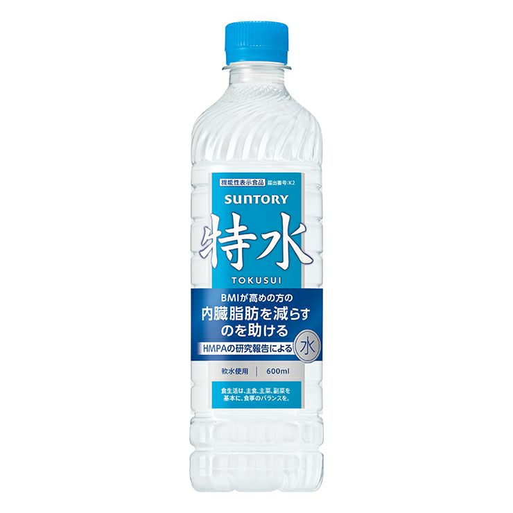 水 軟水 機能性表示食品 サントリー 特水 600ml 24本
