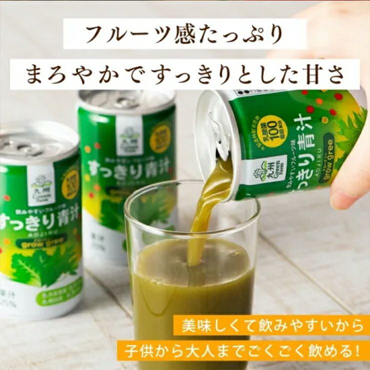 新日配薬品 九州GreenFarm すっきり青汁 160g 15本 1ケース 缶 青汁